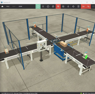 Simulation and PLC-Based Control of a Weight-Based Conveyor Sorting System